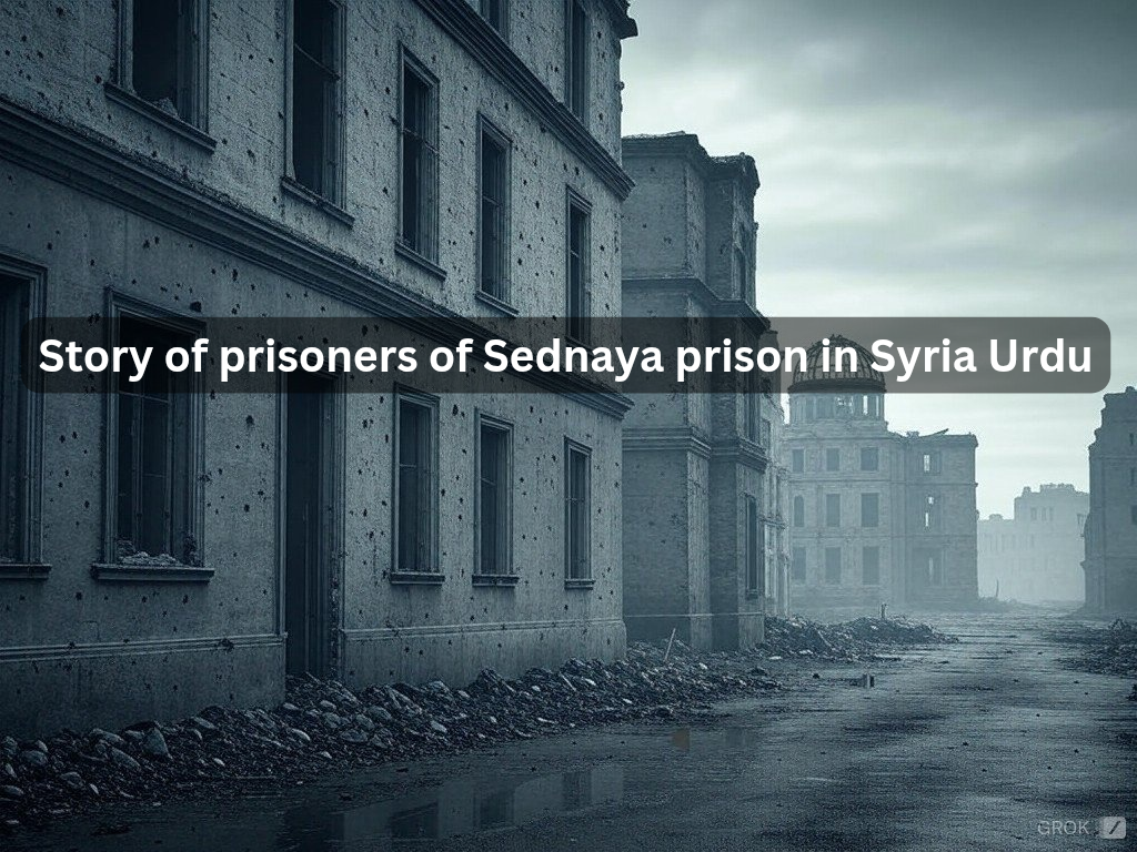 Story of prisoners of Sednaya prison in Syria Urdu