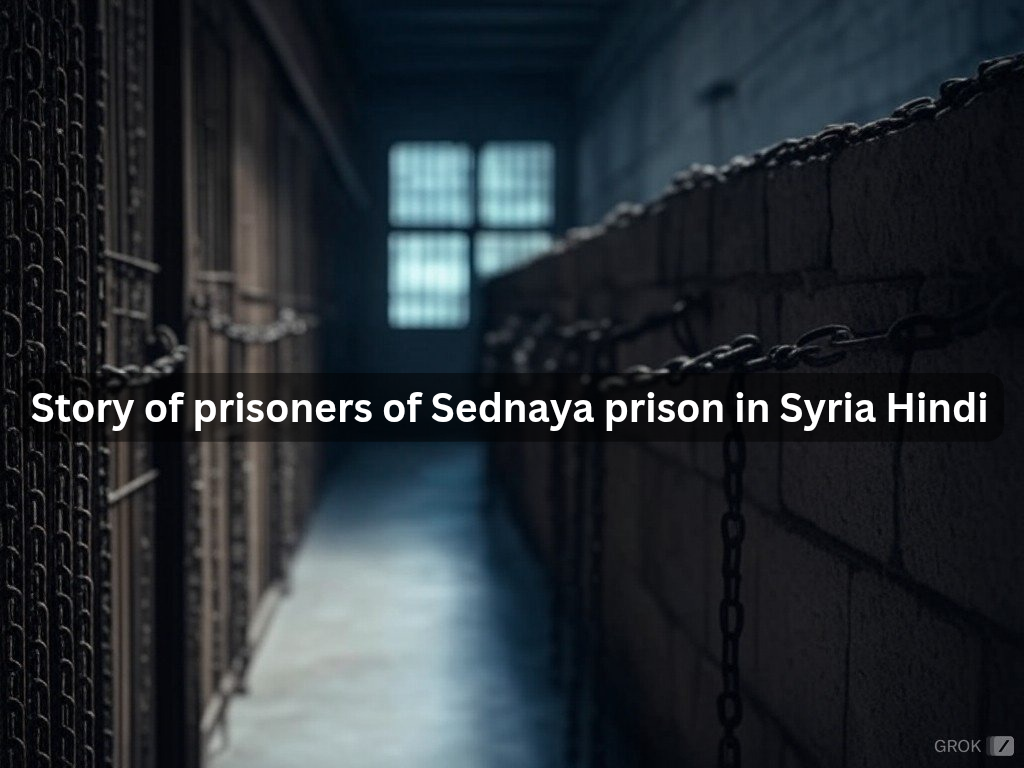 Story of prisoners of Sednaya prison in Syria Hindi